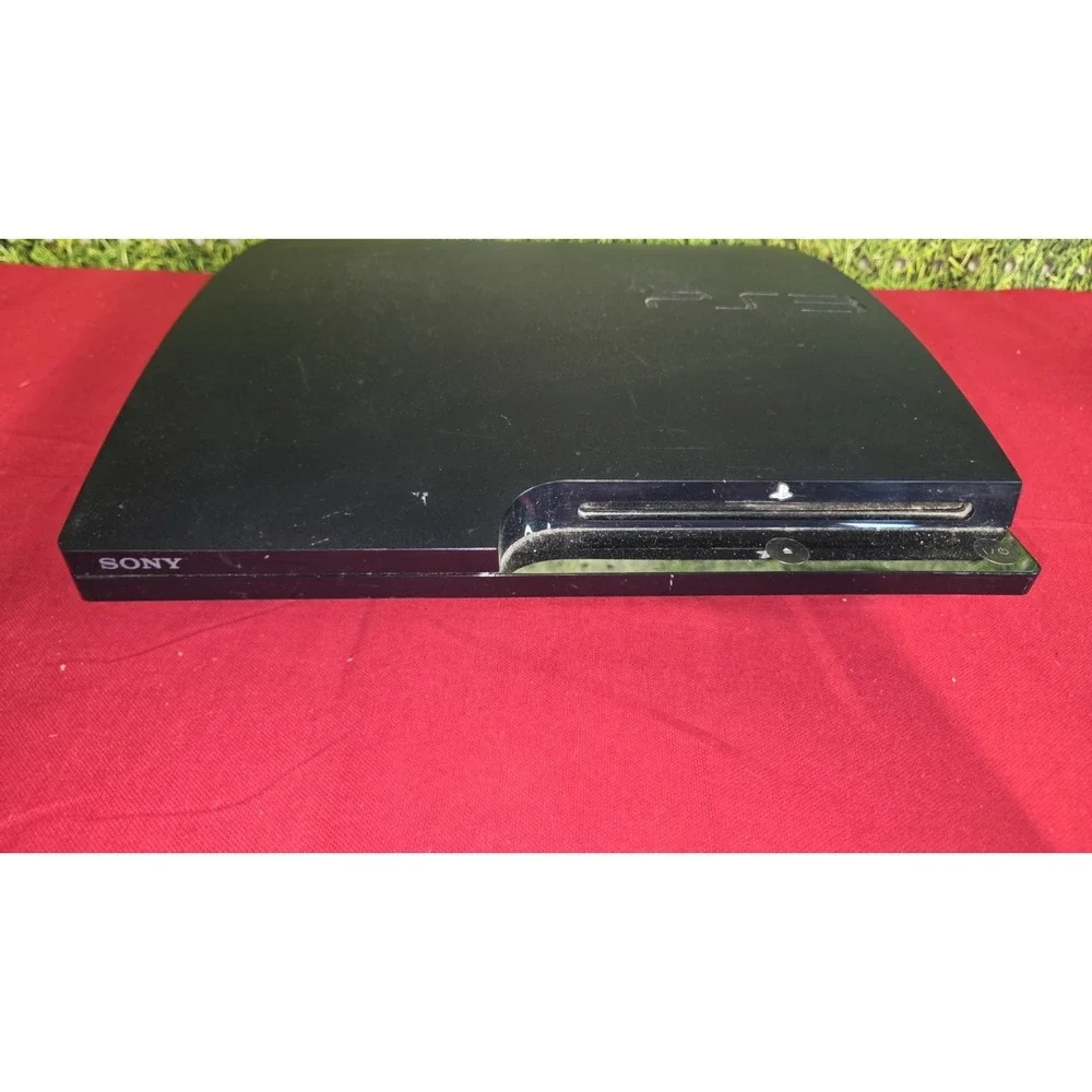 Sony PlayStation 3 PS3 Slim Black Console 160GB CECH-2501A Tested Working